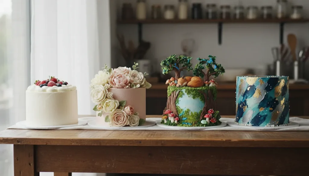 Torten dekorieren von schlichtem Design bis aufwendiger Gestaltung.