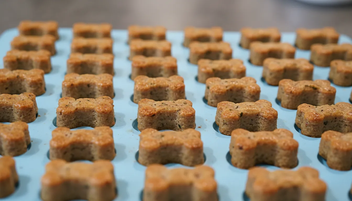 Leberwurst Hundekekse Backmatte