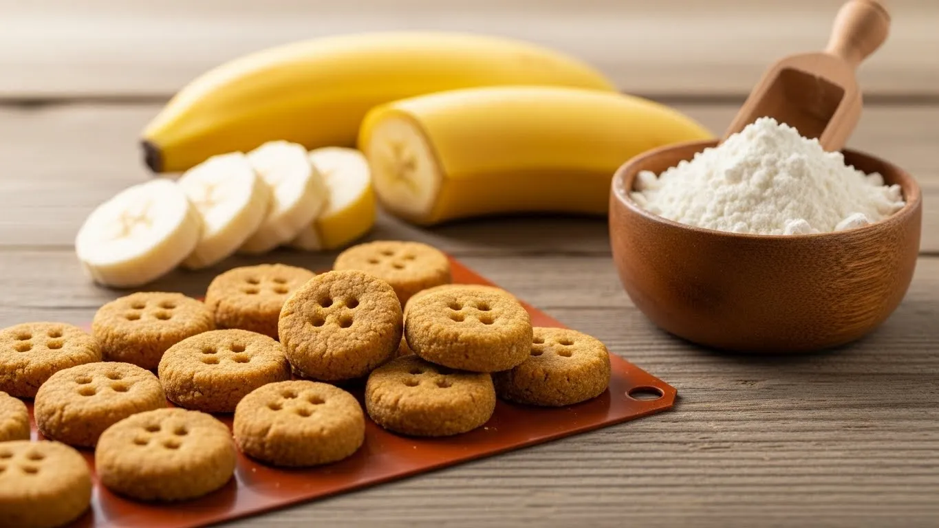 Magenschonende Bananen-Kekse